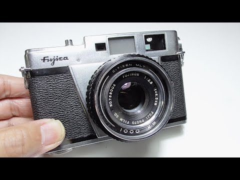 How to use Fujica 35-ML 1950s Japanese Vitessa Camera - YouTube