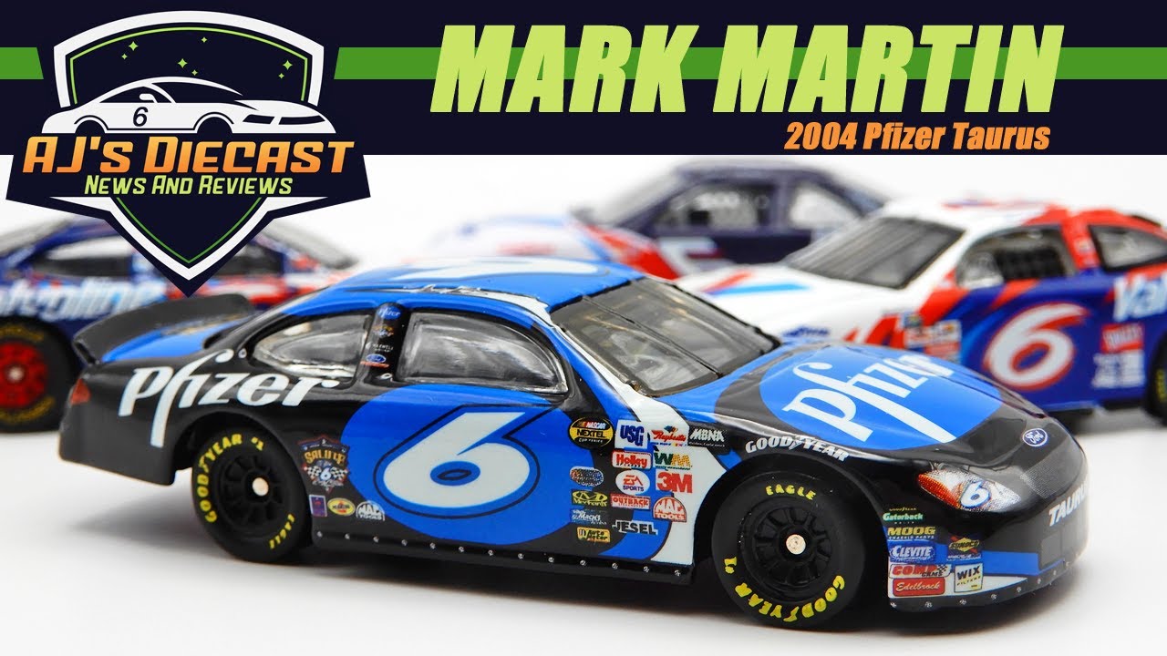 2004 Mark Martin Pfizer/Viagra Diecast Review - YouTube