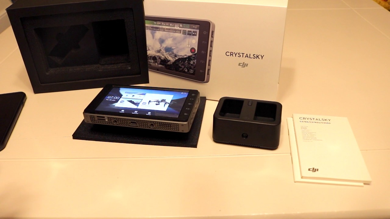 DJI CrystalSky 5.5 Inch Device Mini Review & First Look - YouTube