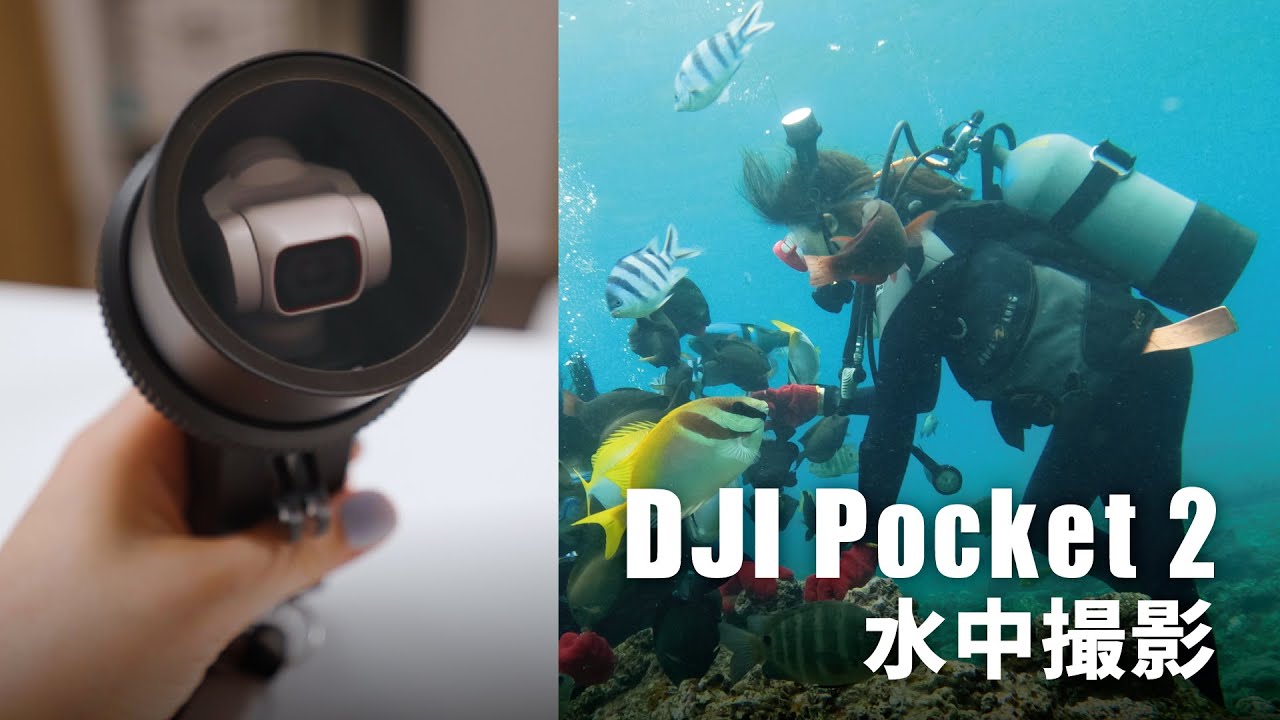 DJI Pocket 2】で水中撮影！いざ、沖縄の青の洞窟へ - YouTube