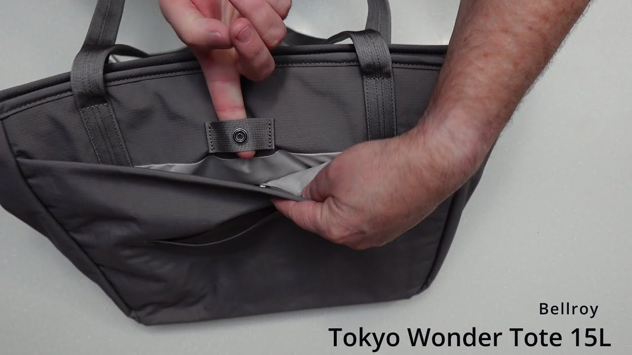 UNBOXING/TRAVEL GEAR: Bellroy Tokyo Wonder Tote 15L - YouTube