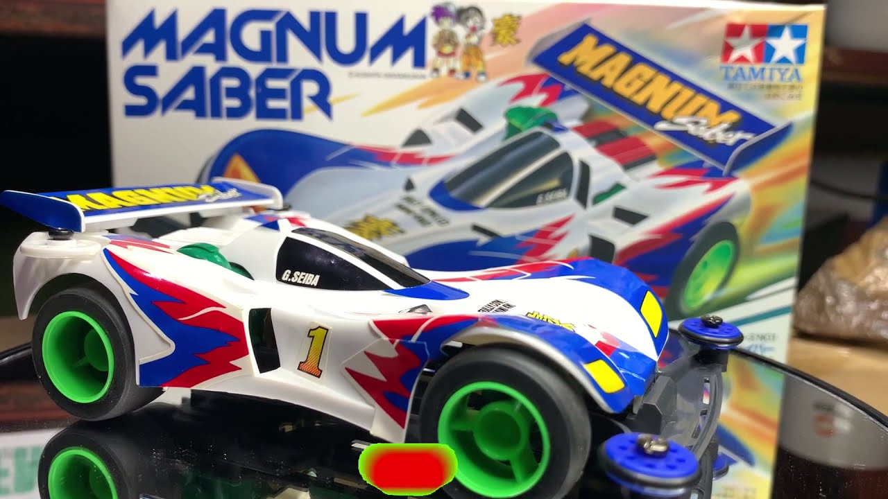 mini 4wd tamiya magnum saber - YouTube