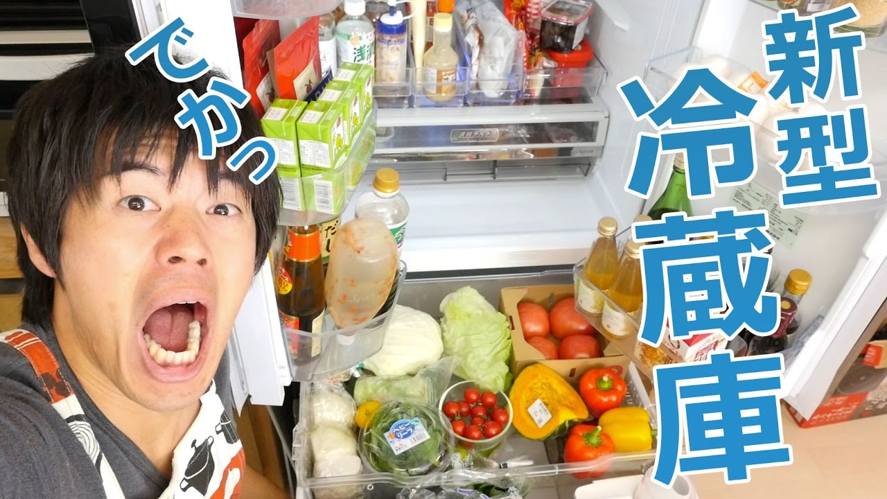 Huge! A new refrigerator is here! Toshiba Vegeta! - YouTube