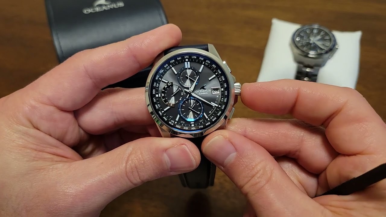 The Oceanus OCW-T2600 - a review of it's unique features - YouTube