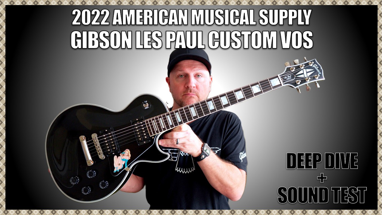 2022 Gibson Les Paul Custom VOS Deep Dive & Sound Test - YouTube