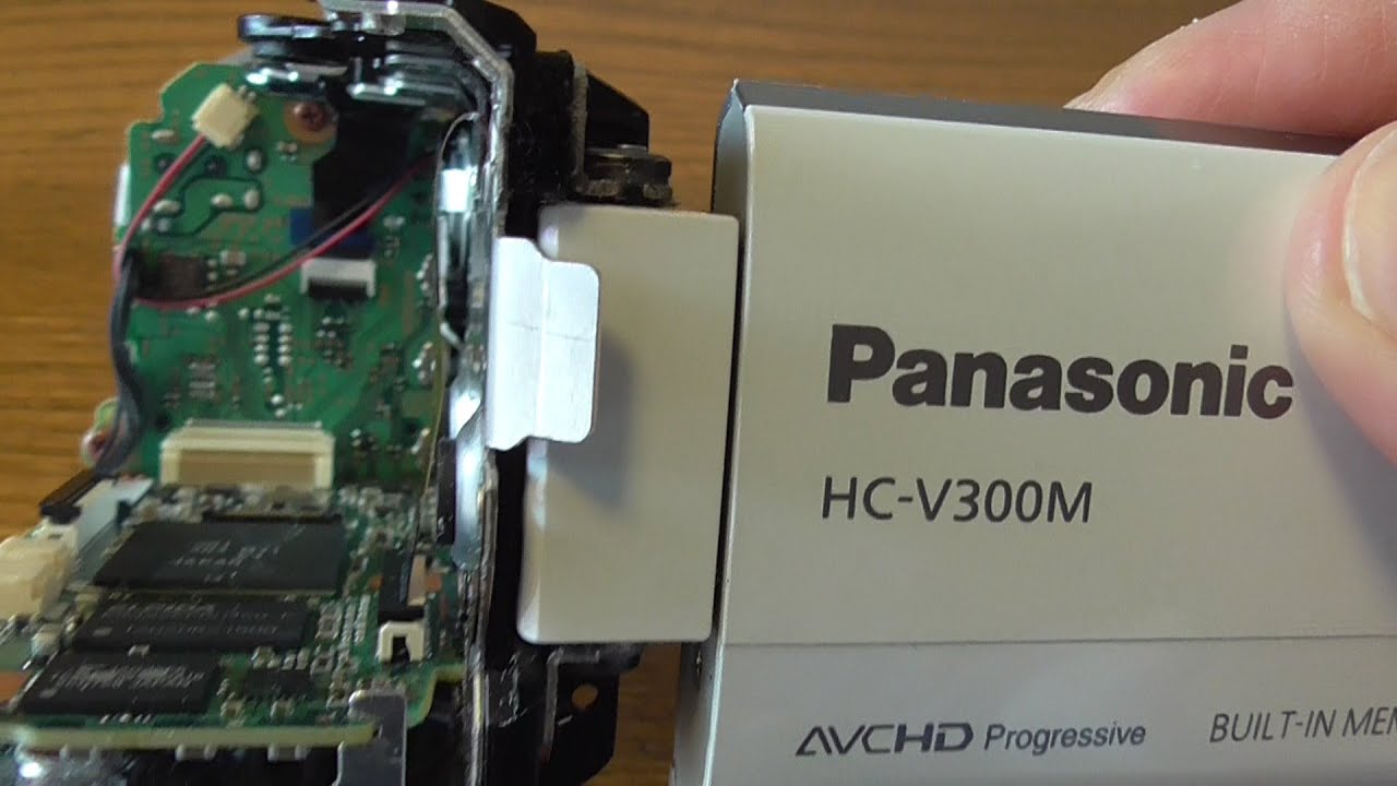 Disassembling and seeing the inside of video camera ビデオカメラの