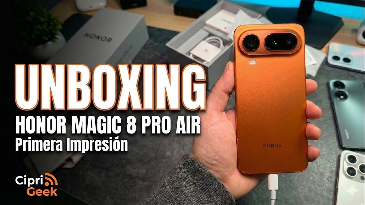 Honor Magic 8 Pro Air Unboxing in Spanish - YouTube