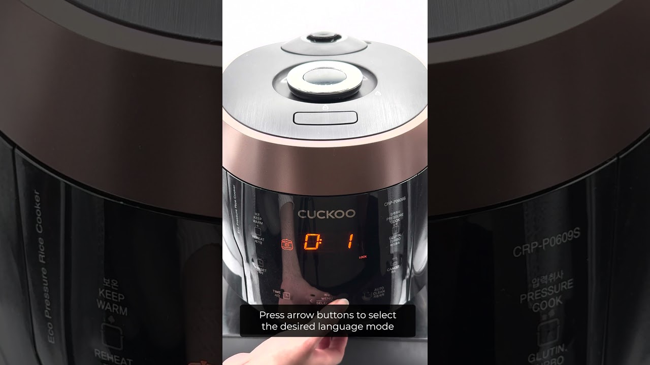CRP-P0609S Voice & Language Setting Guide – CUCKOO America