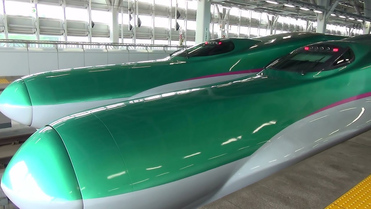 東北新幹線 E5系 はやぶさ12号 新青森～七戸十和田間車窓 View from