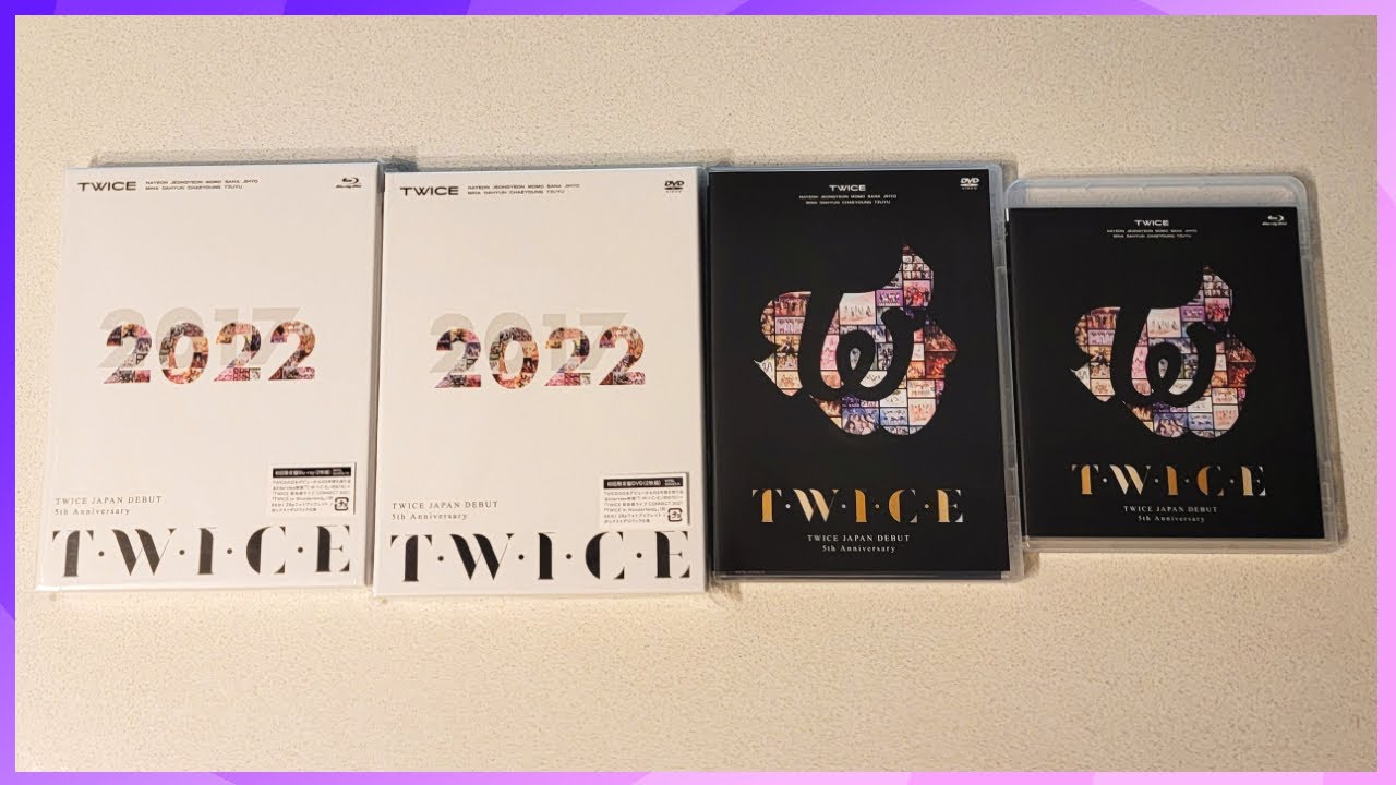 TWICE Japan 5th Anniversary DVD & Blu-Ray (All 4 Versions