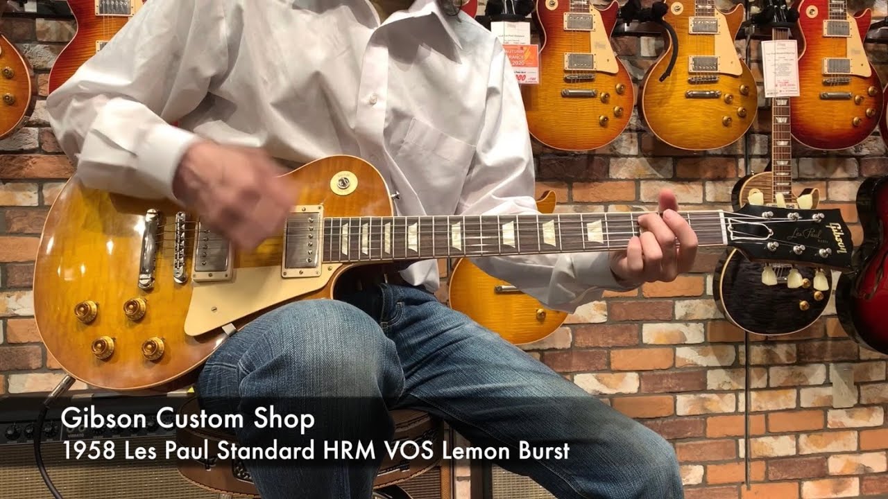 Gibson Custom Shop / 1958 Les Paul Standard HRM VOS Lemon Burst