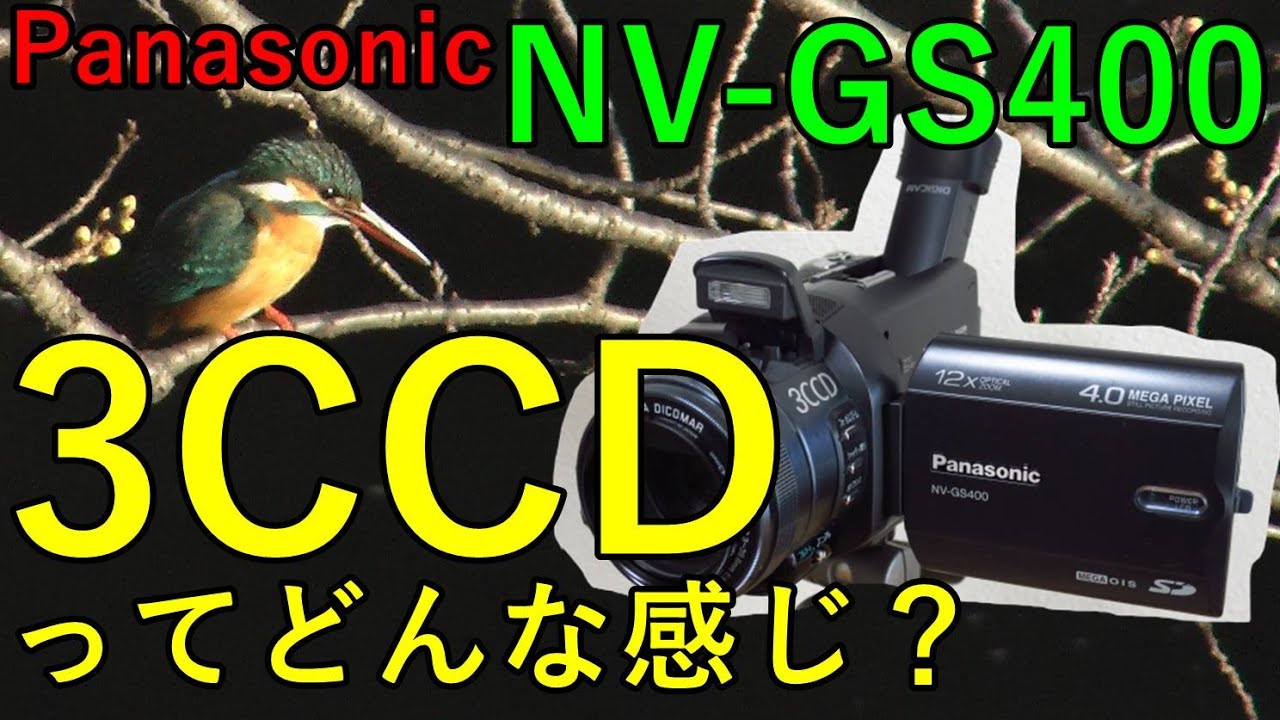 ジャンク】550円 Panasonic デジタルビデオカメラ NV-GS400 動作検証