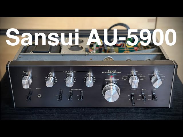 Sansui AU-5900 Integrated Amplifier - YouTube