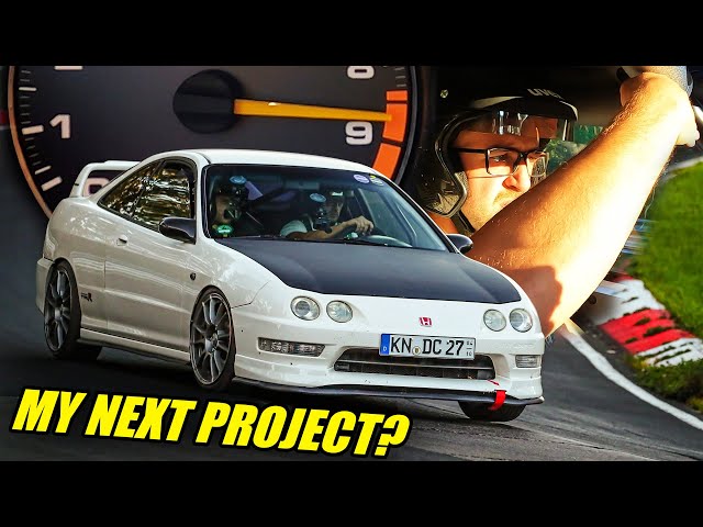 9000 Sunset RPM! Honda Integra DC2 Type R! // Nürburgring - YouTube