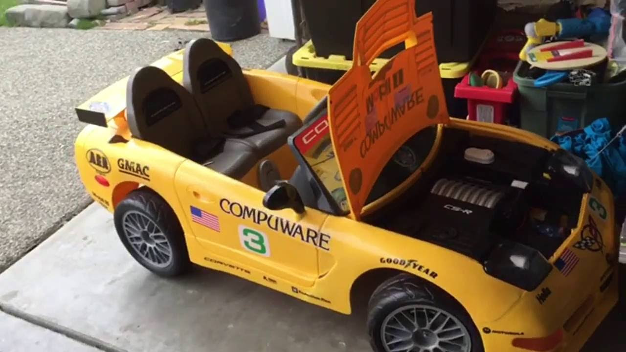 Power Wheels Corvette from Fisher-Price - YouTube