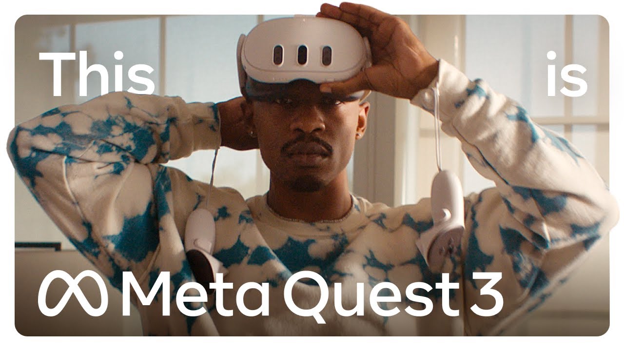 Meta Quest 3 Advanced VR Headset, 2064x2208 Resolution Per Eye