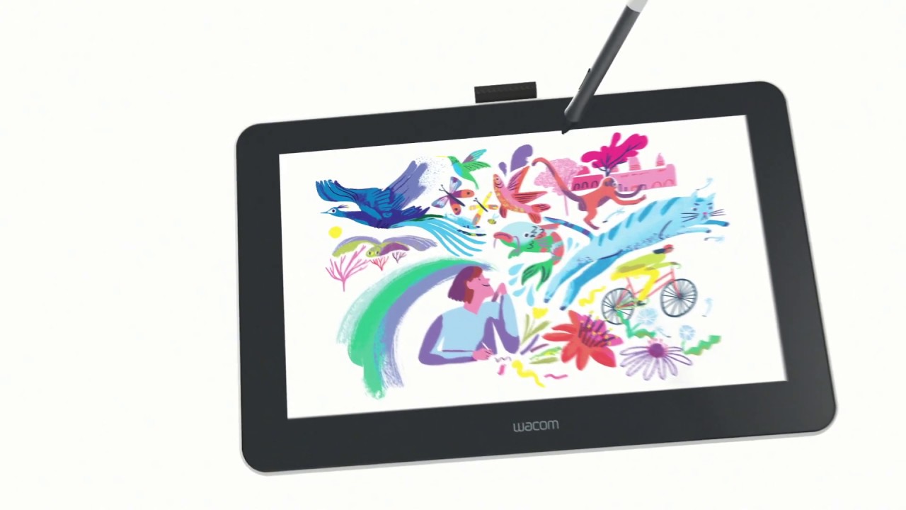 ワコム | Wacom One 液晶ペンタブレット 13(DTC133W0D) - YouTube