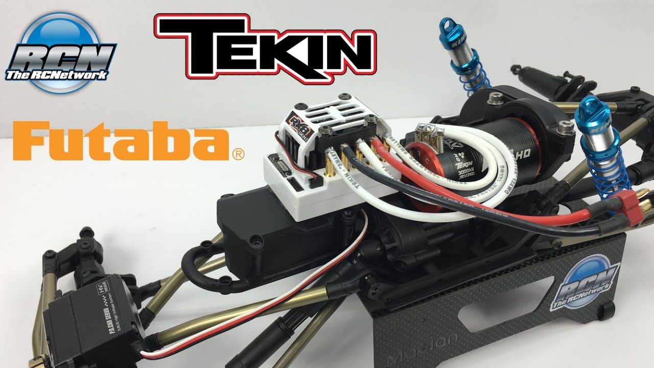 Axial RR10 Bomber KIT - Build Update 2 - Electronics Tekin/Futaba