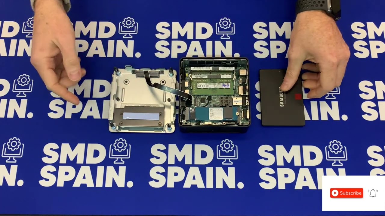 Intel NUC 11 How To Upgrade M.2 Pcie Nvme SSS RAM Disassembly