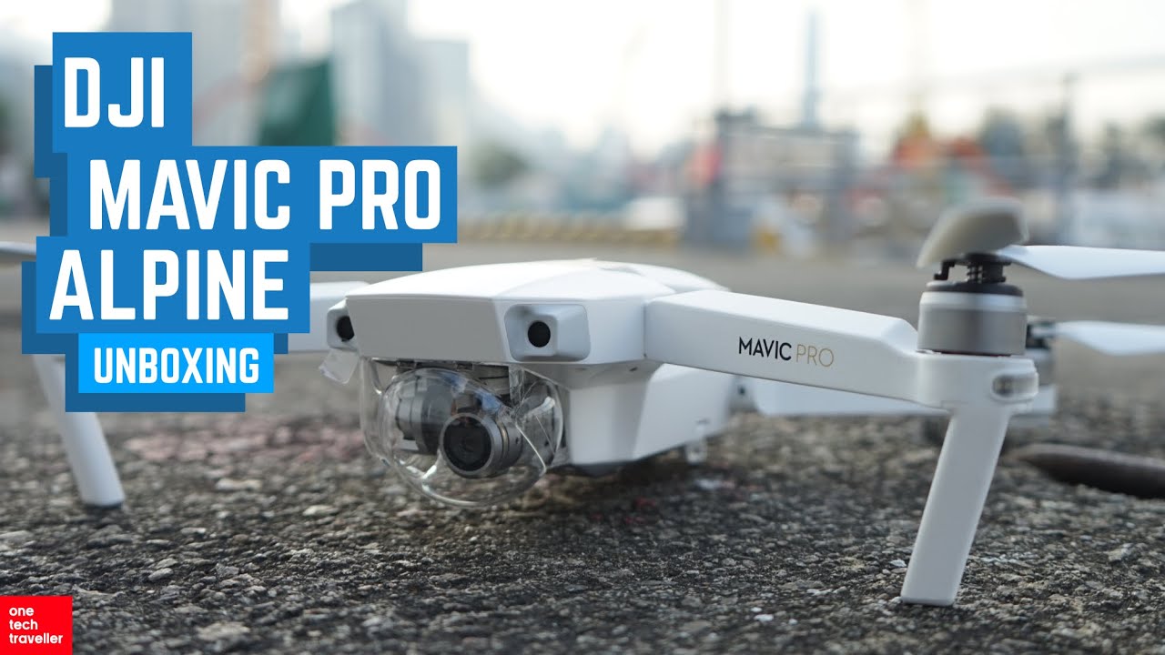 DJI Mavic Pro Alpine White Unbox and First Look - YouTube