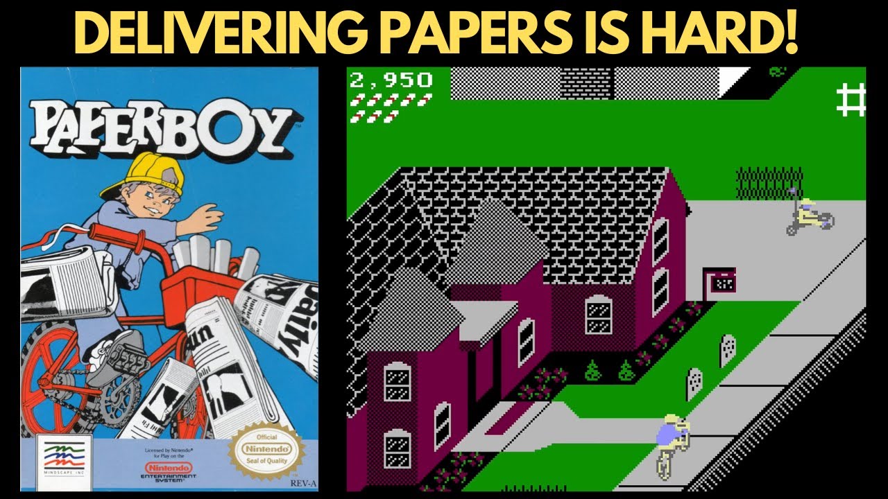 Paperboy Gameplay - NES (1988) - YouTube