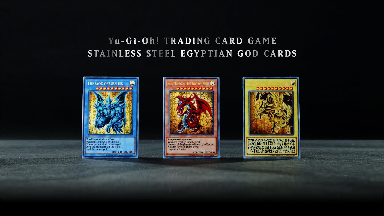 遊戯王】三幻神のステンレスカードが登場。国内価格は抽選販売55000円