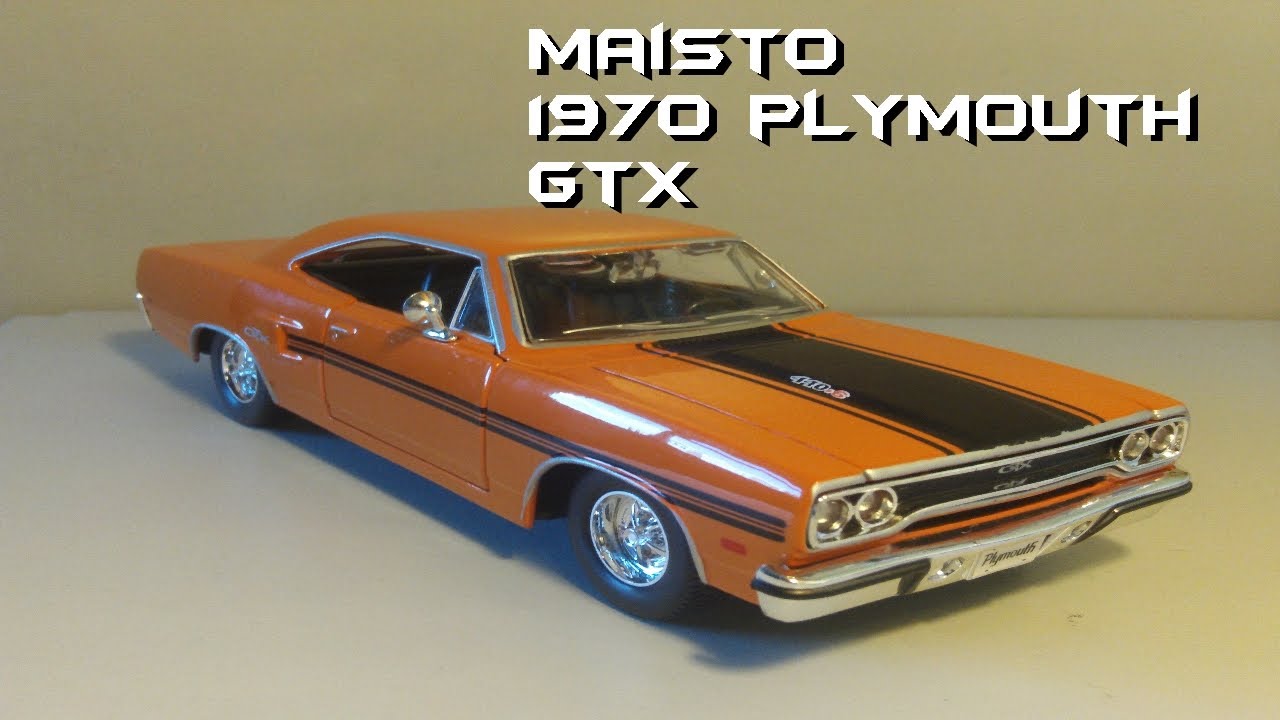 Maisto 1:25 1970 Plymouth GTX Review - YouTube