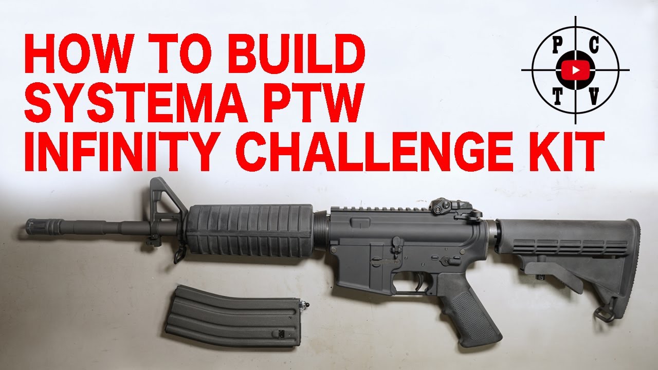 I tried shooting a t-rex! SYSTEMA PTW INFINITY XM177E2 complete