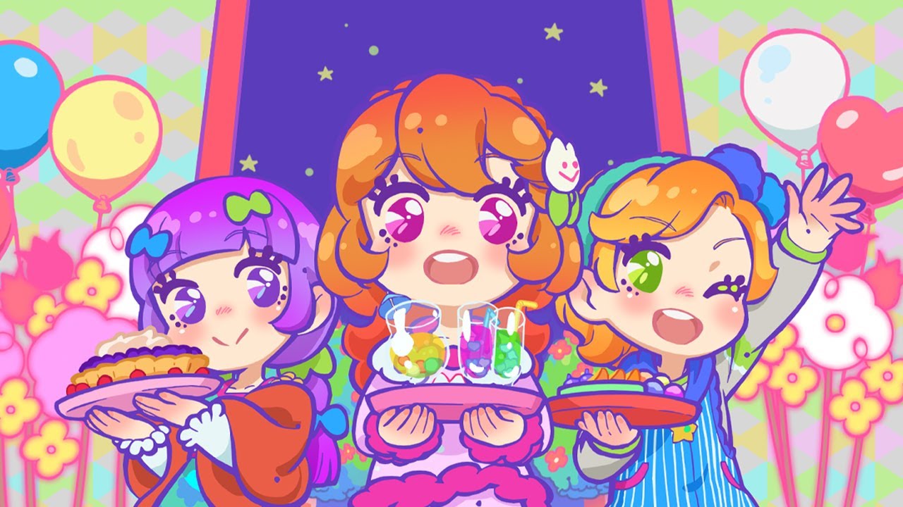 アイカツ！】EDテーマ「lucky train!」ノンクレジット映像 - YouTube