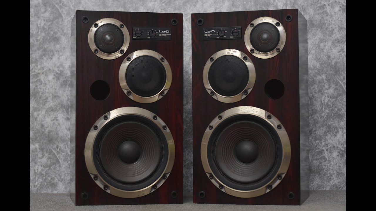 Lo-D 3ウェイスピーカー HS-33D ペア Lo-D HS-33D 3ウェイスピーカー