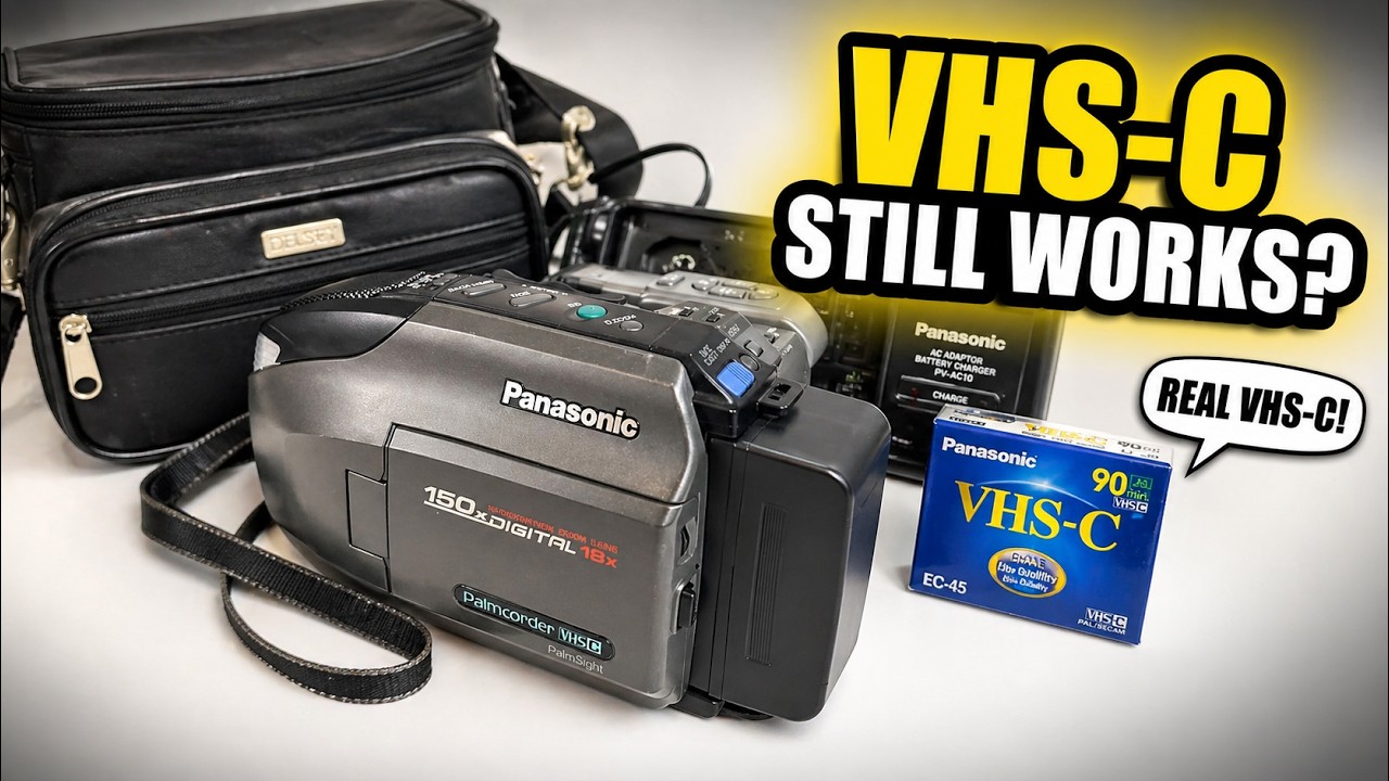 Panasonic Palmcorder VHS-C PV-L550D Camcorder eBay Demo - YouTube