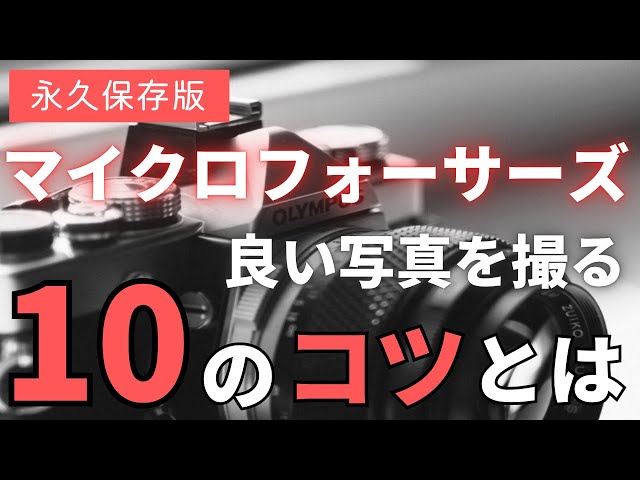 永久保存版】マイクロフォーサーズの真価を解放！「良い写真」を撮る