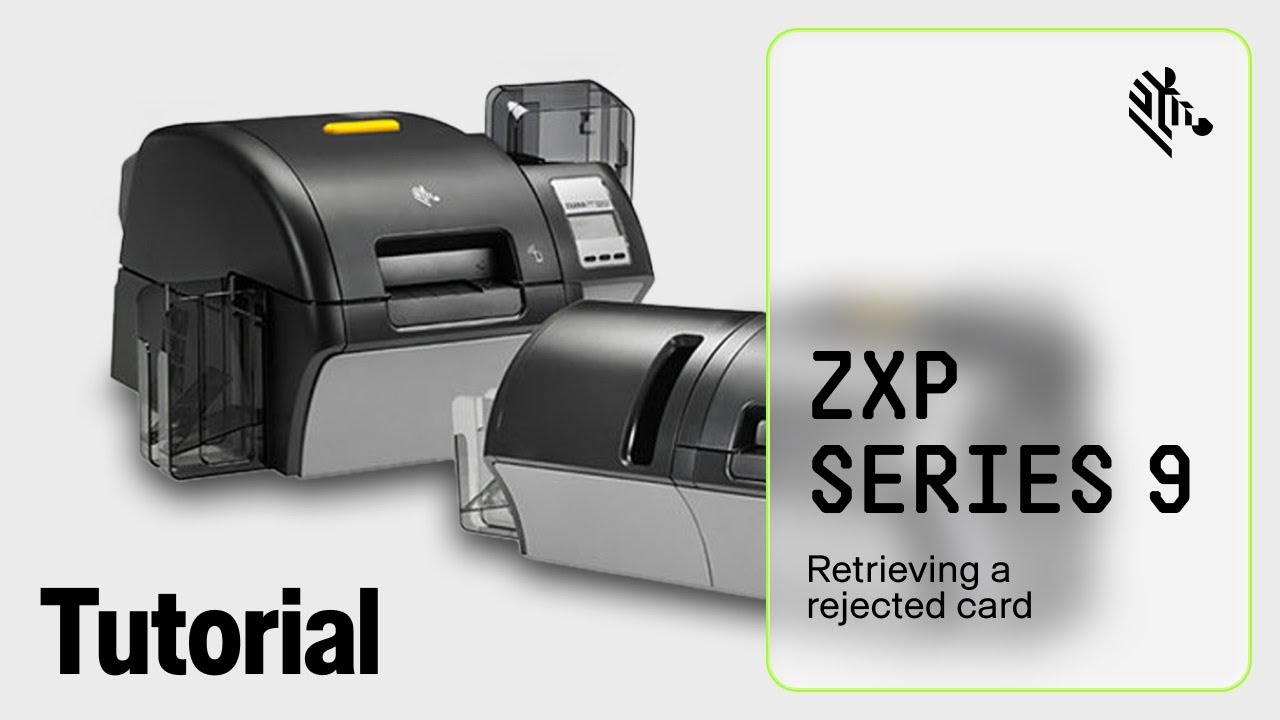 Zebra ZXP 9 How To: Get Started - YouTube