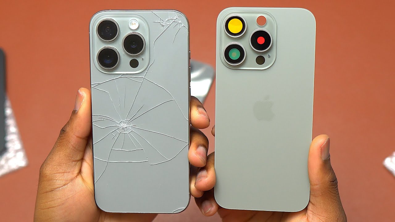 iPhone 15 Pro Back Glass Replacement - YouTube