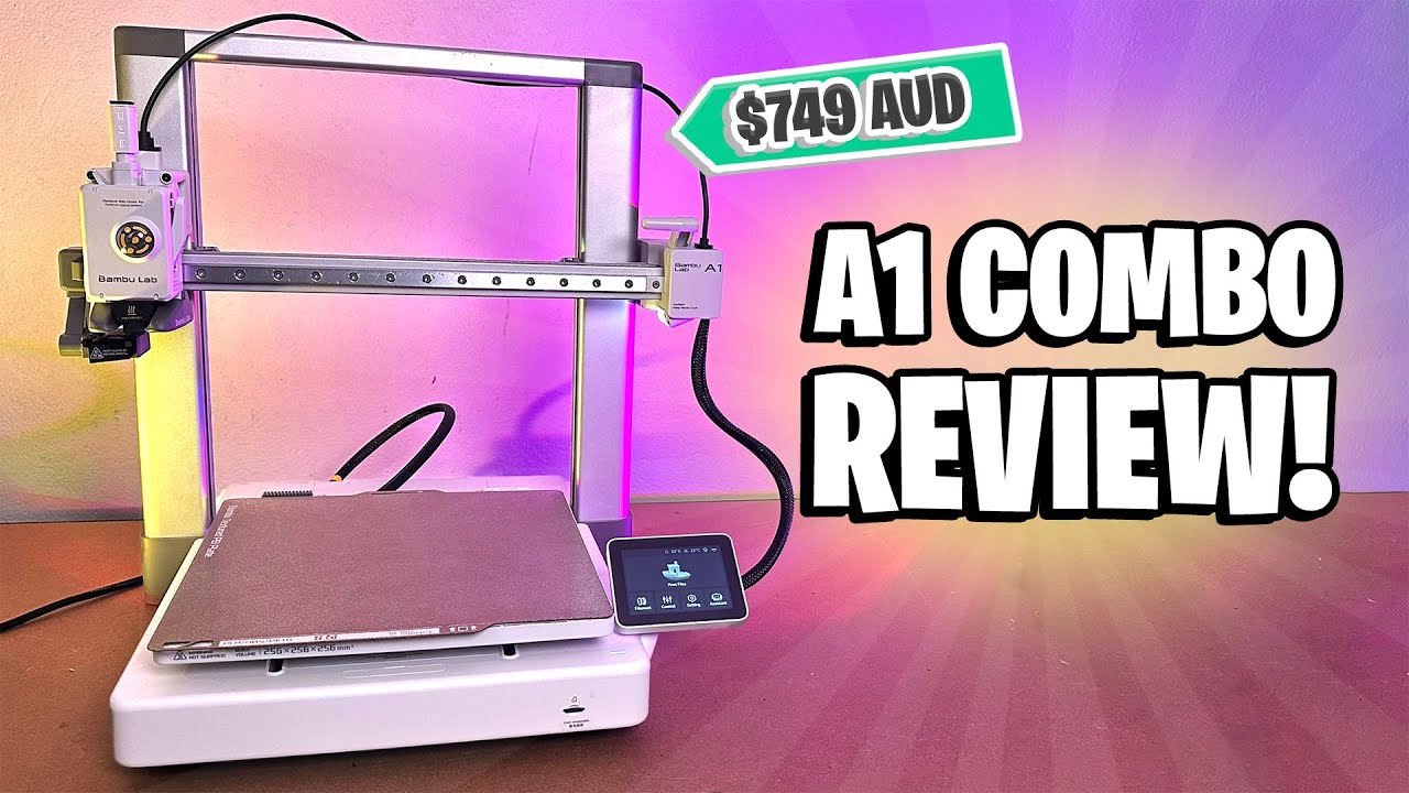 Bambu Lab A1 Combo 3D Printer Review - YouTube