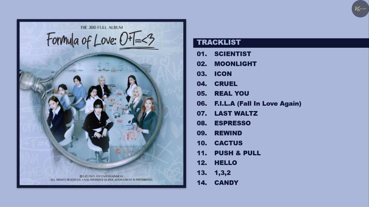 Full Album] PART 1️⃣ | TWICE (트와이스) - Formula of Love: O+T