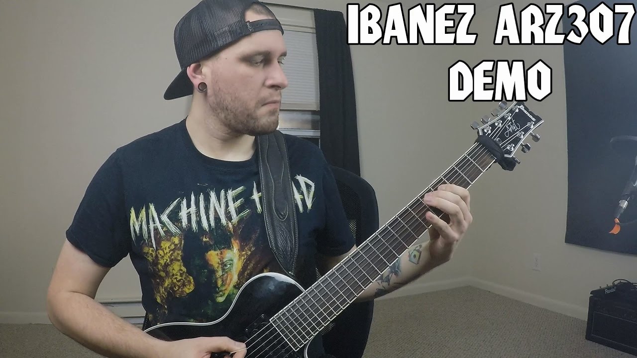 Ibanez ARZ307 7 String Demo - YouTube
