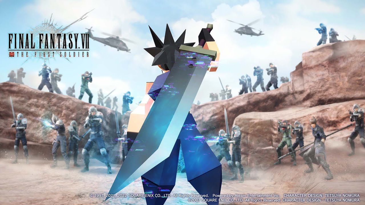 Polygonal Zack, Aerith, and More Appear in the CRISIS CORE -FINAL