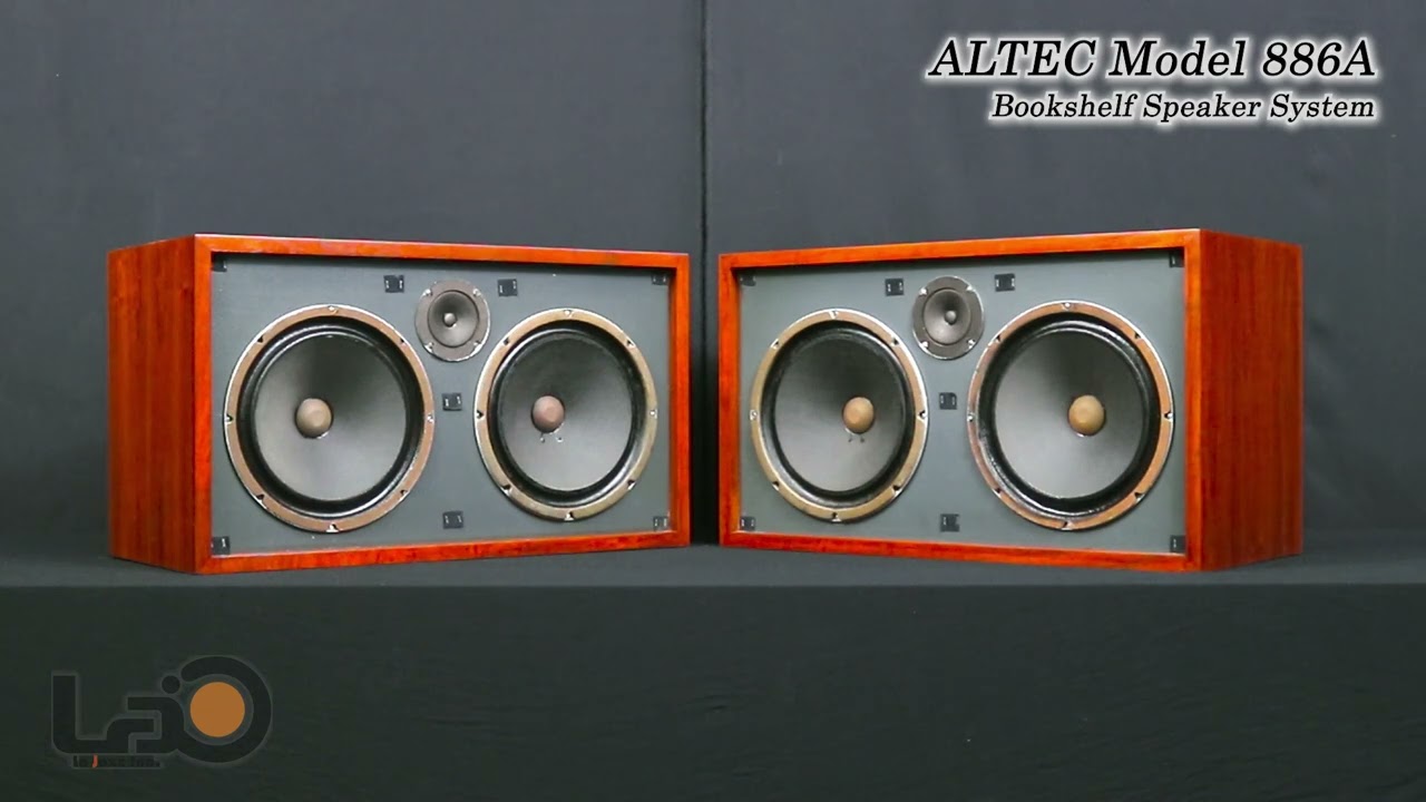 ALTEC 886A Bookshelf Type Speaker System - YouTube