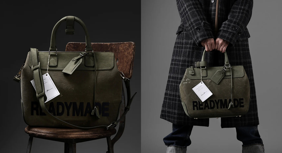 自分らしさを表現できる READYMADE のヴィンテージリメイク ジムバッグ