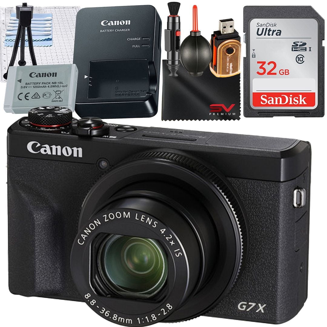 Canon PowerShot G7 X Mark III 20.2MP Wi-Fi Live Streaming Black
