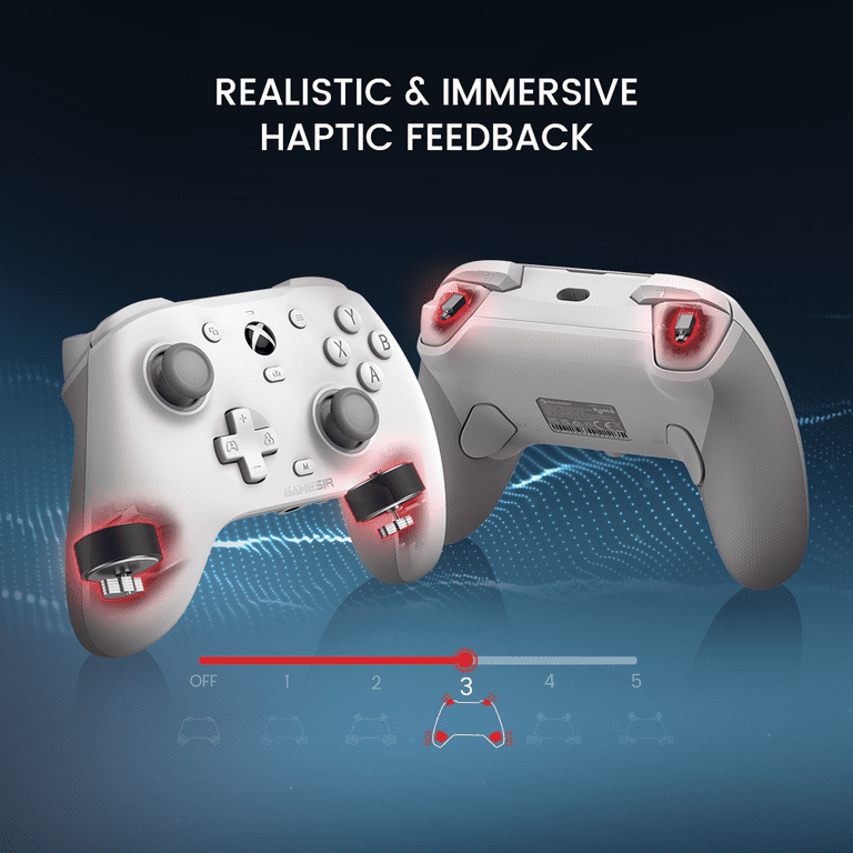 GameSir G7 HE Wired Xbox Controller, White, Hall Effect Joysticks