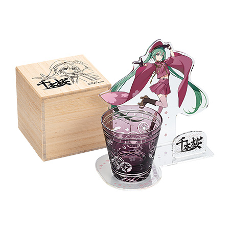 千本桜 江戸切子グラス／プレミアムキャラクターグッズ通販サイト