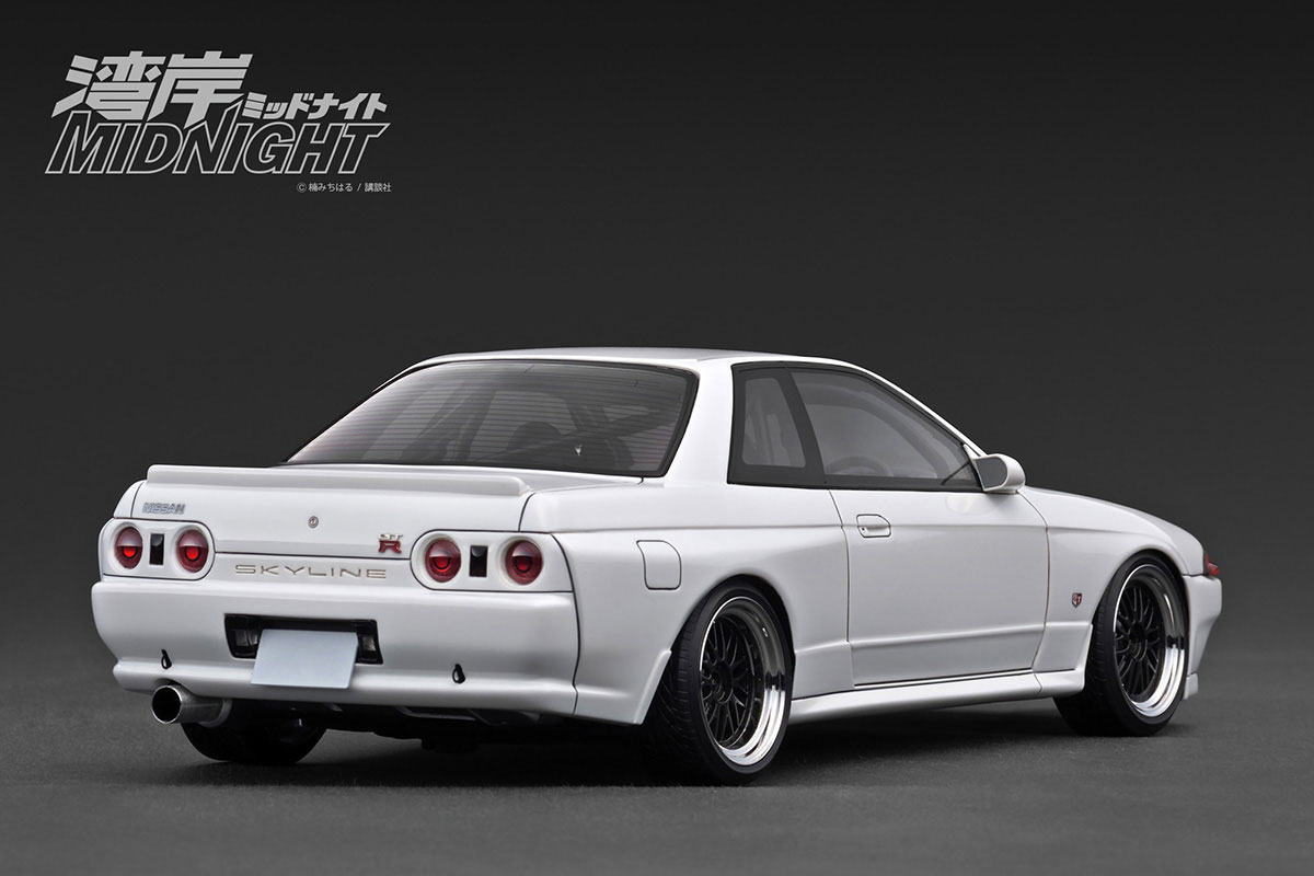 IG3596 1/18 NISSAN SKYLINE GT-R (R32) White 湾岸MIDNIGHT Reina's R
