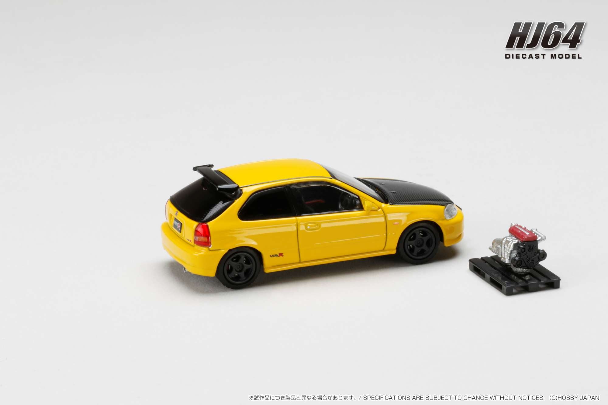 Hobby Japan HJ643016BY Honda CIVIC TYPE R (EK9) 1997 Customized