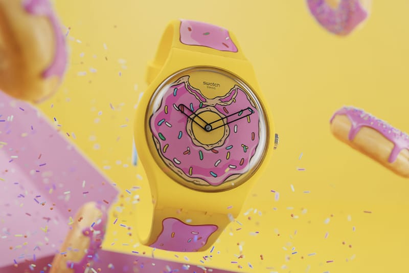 Swatch x The Simpsons SECONDS OF SWEETNESS Info | Hypebeast