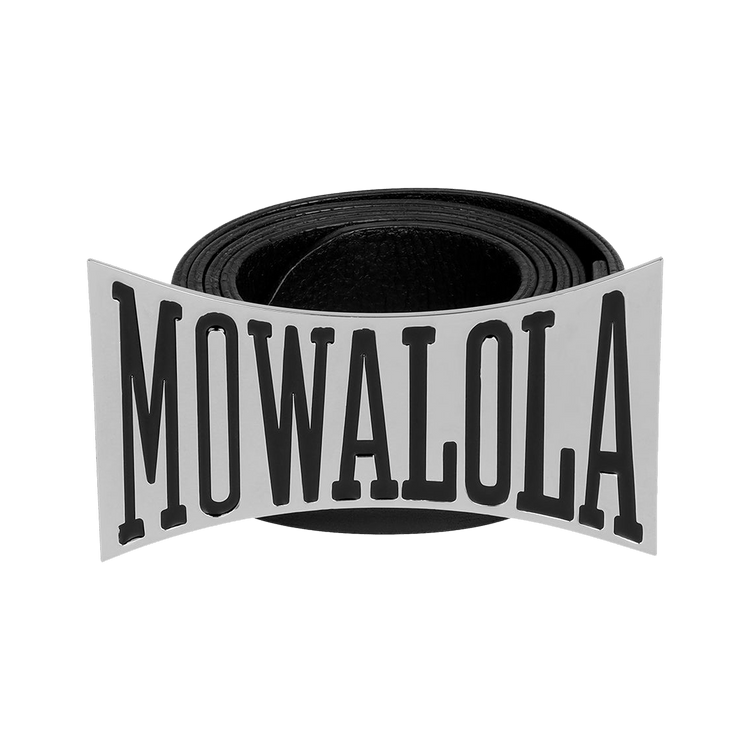 Buy Mowalola Sweat Buckle Belt 'Black' - MOSS24BE02036313 | GOAT