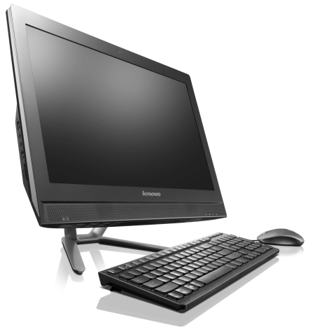 Windowsデスクトップ Lenovo C470 PC Intel Celeron レノボ、奥行き50