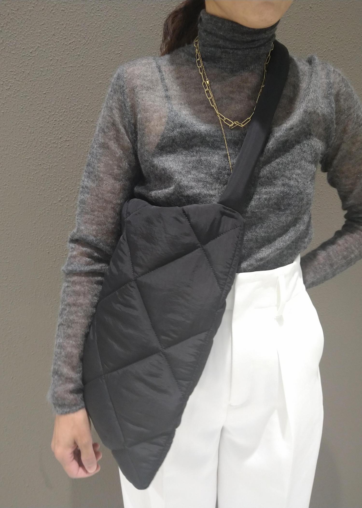 AURALEE】KID MOHAIR SHEER KNIT TURTLE / enoki / ADAM ET ROPÉ FEMME