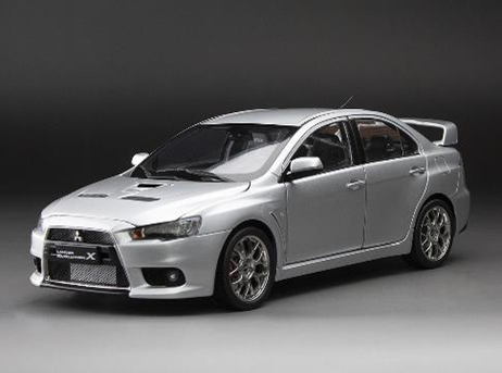 SunStar 1/18 三菱ランサー エボリューション X シルバーメタリック